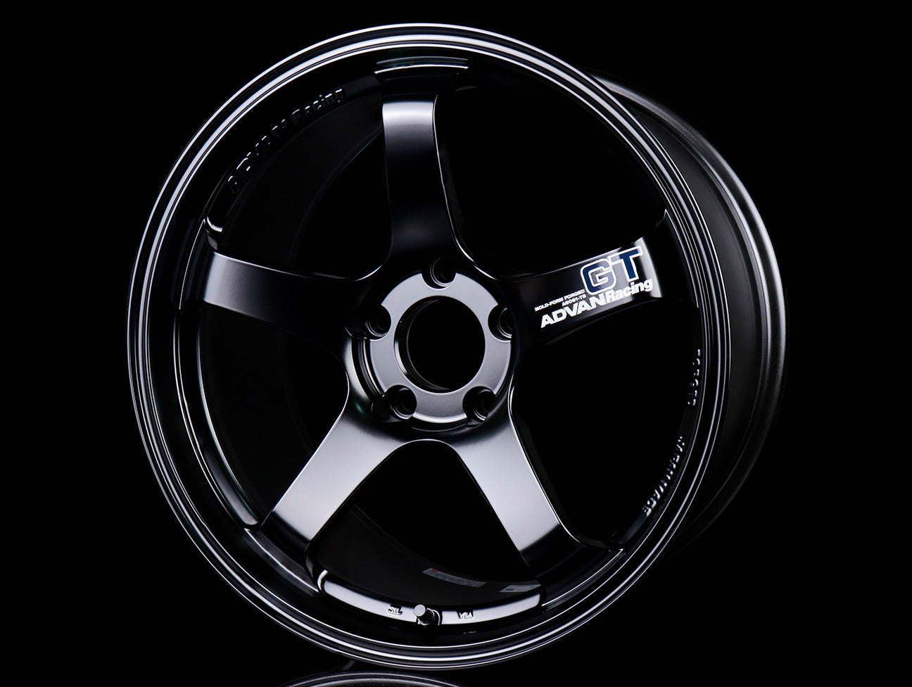  Advan Racing GT Wheels - Gloss Black / 18x9.5 / 5x120 / +35 