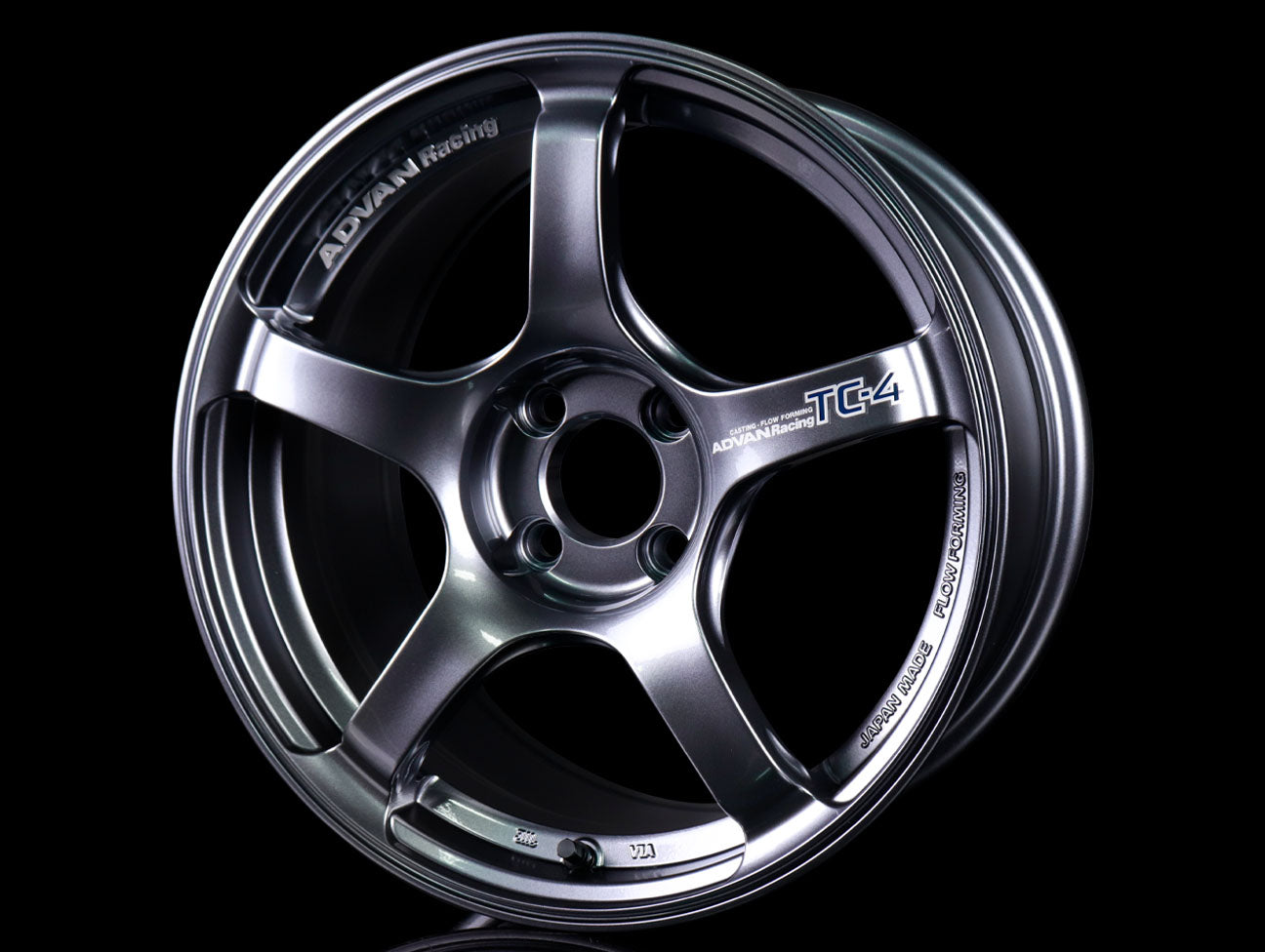  Advan Racing TC4 Wheels - Gun Metallic / 16x8 / 4x100 / +38 