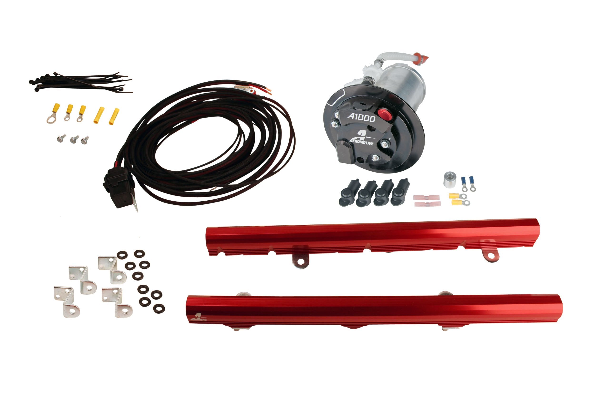  Aeromotive System,  10-11 Camaro, 18673 A1000, 14115 LS3 Rails, 16307 Wire Kit & Misc. Fittings 