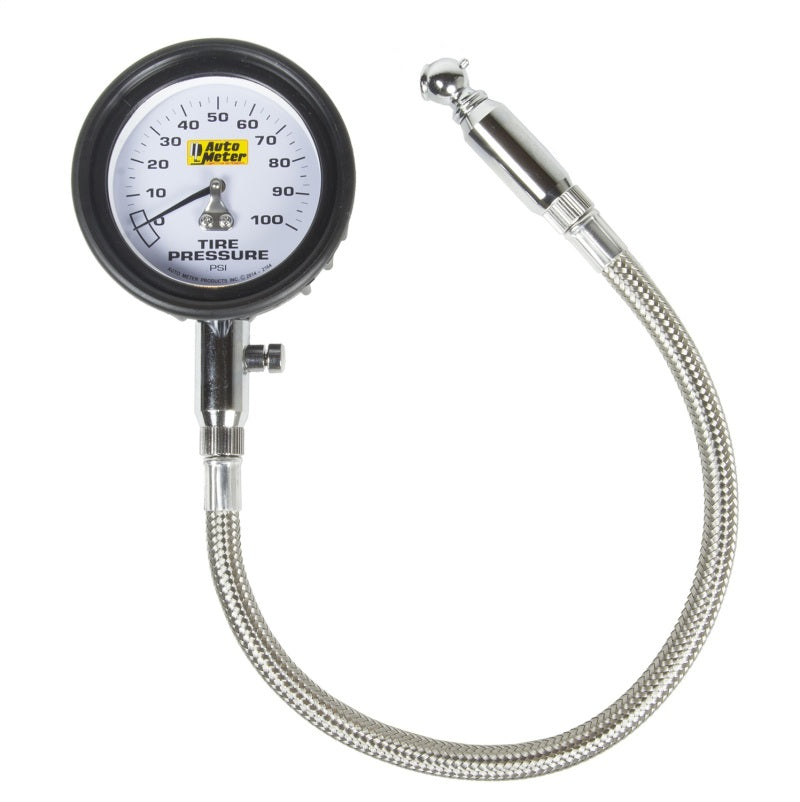  Autometer 100 PSI Tire Pressure Gauge 