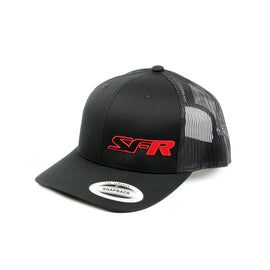 Dodge SRT Snapback Trucker Hat for Men Heather Grey/Black