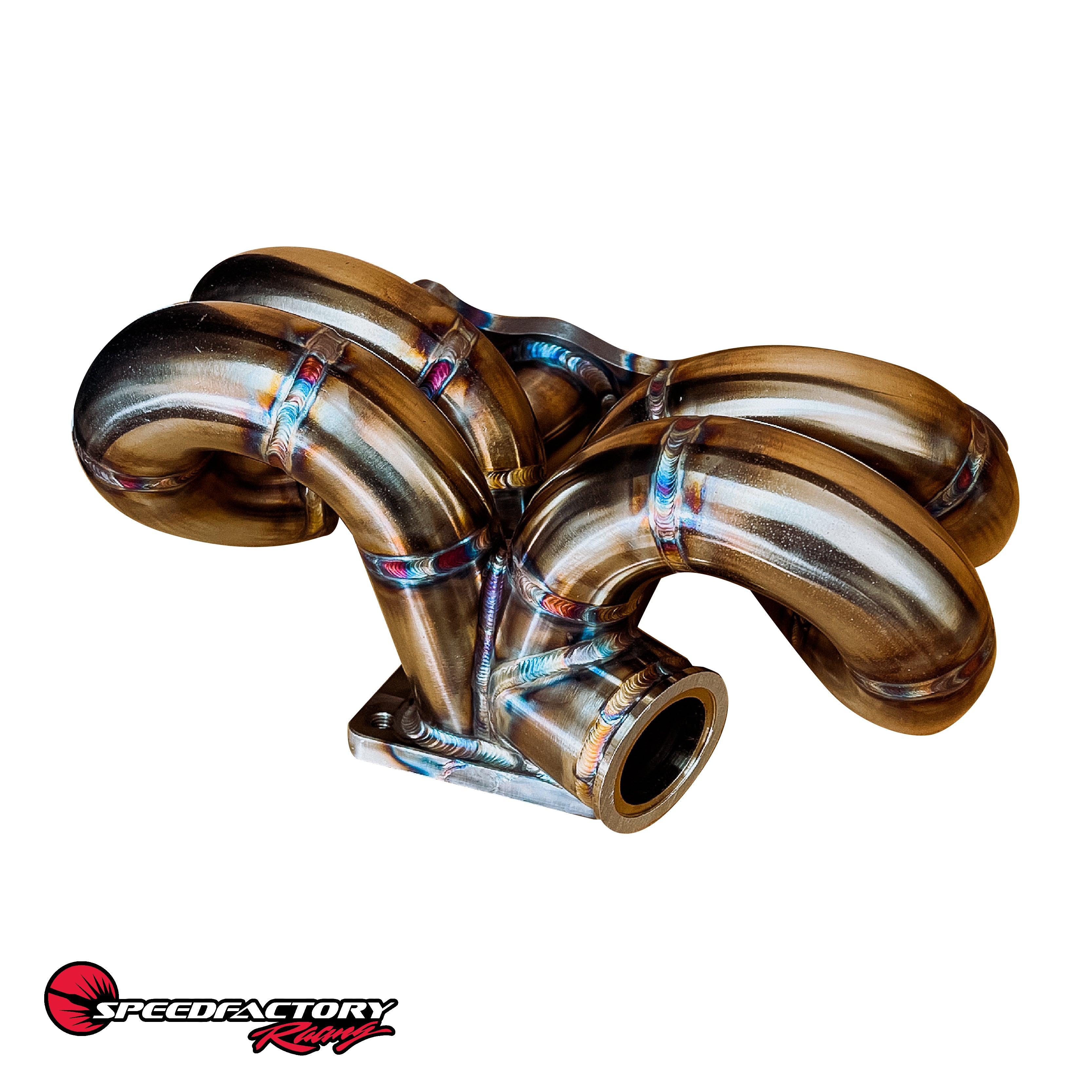  SpeedFactory Racing 06-11 Civic Si (K20/K24) Ramhorn Turbo Manifold 