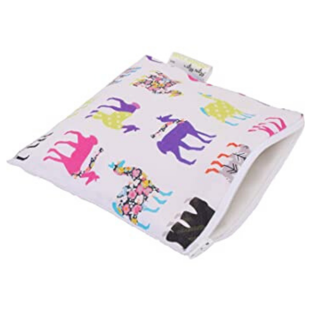 Itzy Ritzy Travel Happens Reusable Sealed Wet Bag | Playful Petals