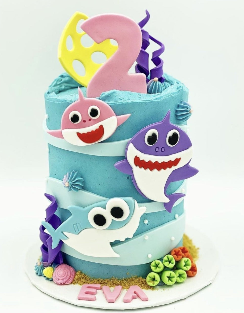 Baby Shark Cake Bettersweet Vegan Bakery