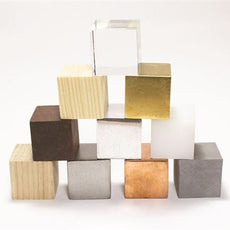 Density Cube Set/10, Wooden Storage Box - DCSET10