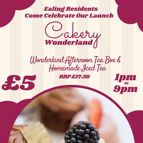 Ealing based Britain Loves Baking an online baking recipe kit producer and retailer has just launched a new fresh cakes & afternoon tea events business, Cakery Wonderland. 
