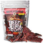 Drunk Astronaut Whiskey BBQ Beef Jerky, 8oz