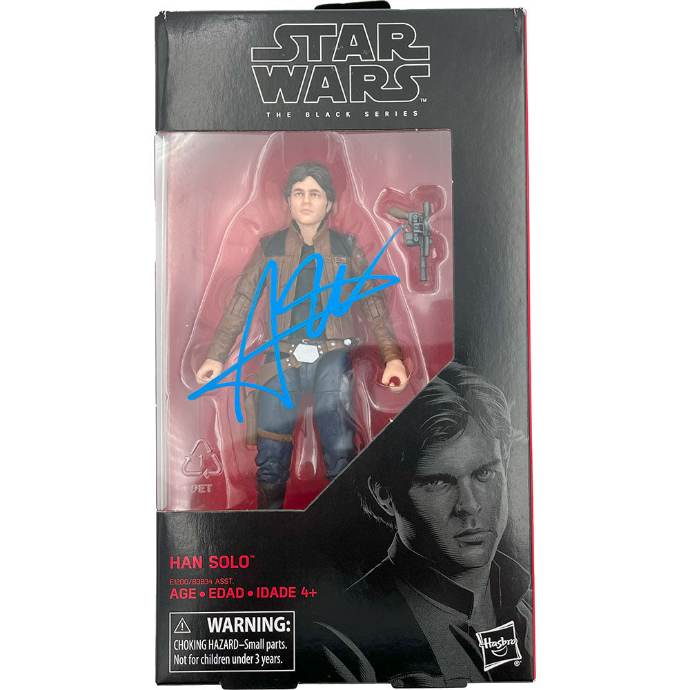 Alden Ehrenreich Autographed Star Wars Black Series 