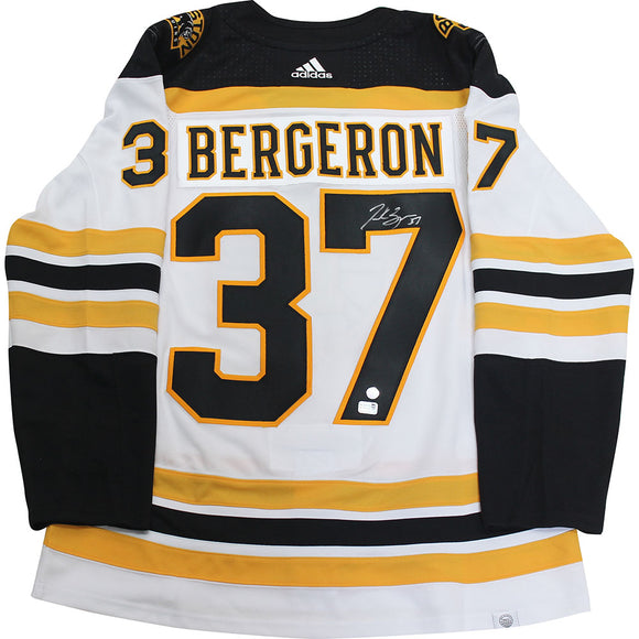 Patrice Bergeron Autographed Boston Bruins adidas Reverse Retro
