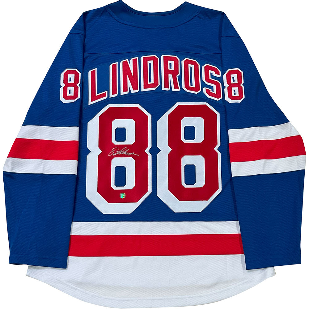 Eric Lindros Autographed New York Rangers Replica Jersey