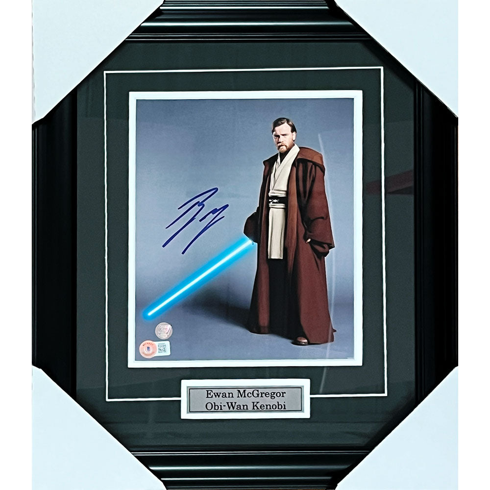 Ewan McGregor Framed Autographed 