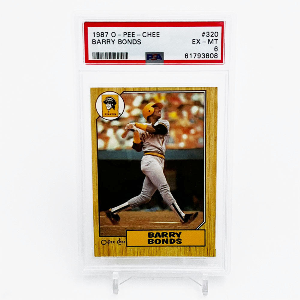 Barry Bonds 1987 O-Pee-Chee Rookie Card #320 - PSA 6