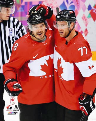 2014 Team Canada - Drew Doughty/Jeff Carter Unsigned 8X10 Photo