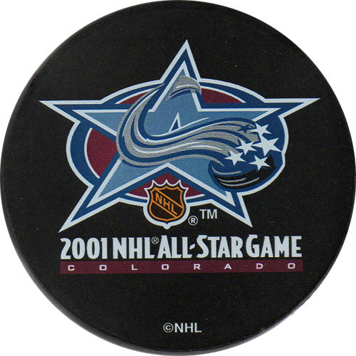 2001 All-Star Game Puck - Colorado