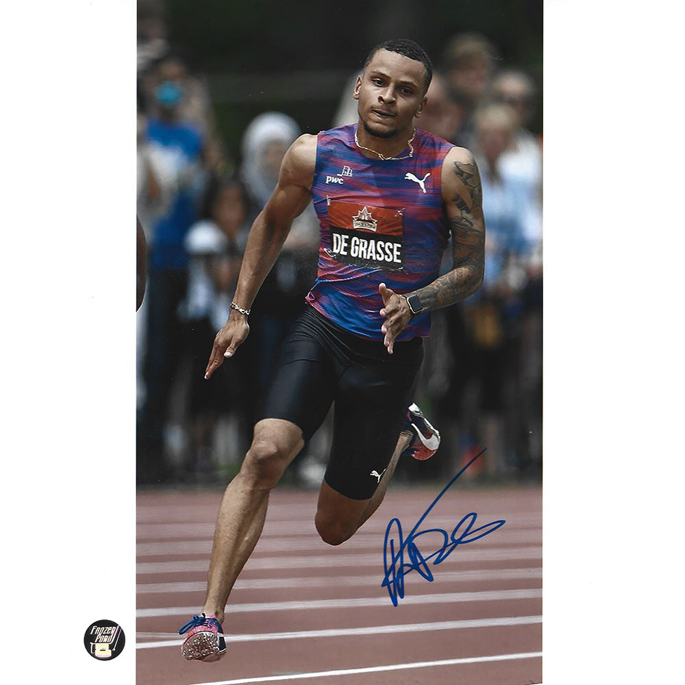 Andre De Grasse Autographed 8X10 Photo