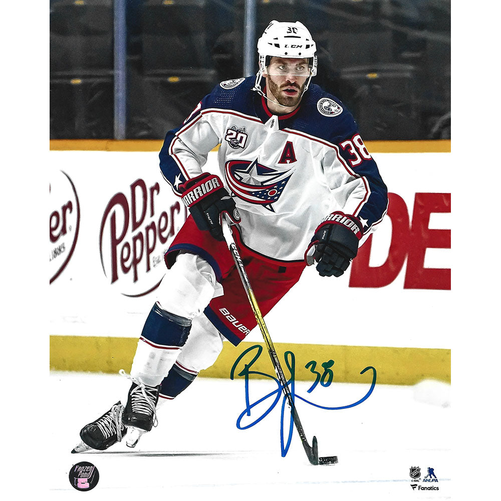 Boone Jenner Autographed Columbus Blue Jackets 8X10 Photo