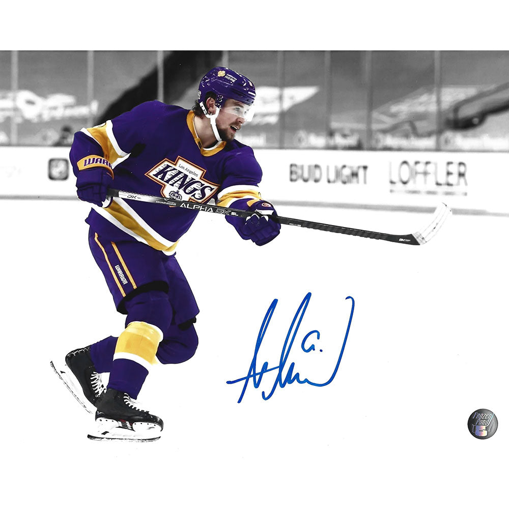 Adrian Kempe Autographed Los Angeles Kings 8X10 Photo (Reverse Retro)