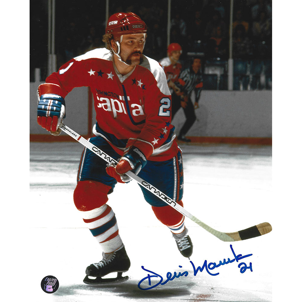 Dennis Maruk Autographed Washington Capitals 8X10 Photo