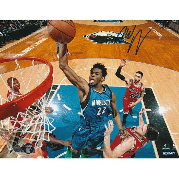 Andrew Wiggins Autographed Minnesota Timberwolves 8X10 Photo