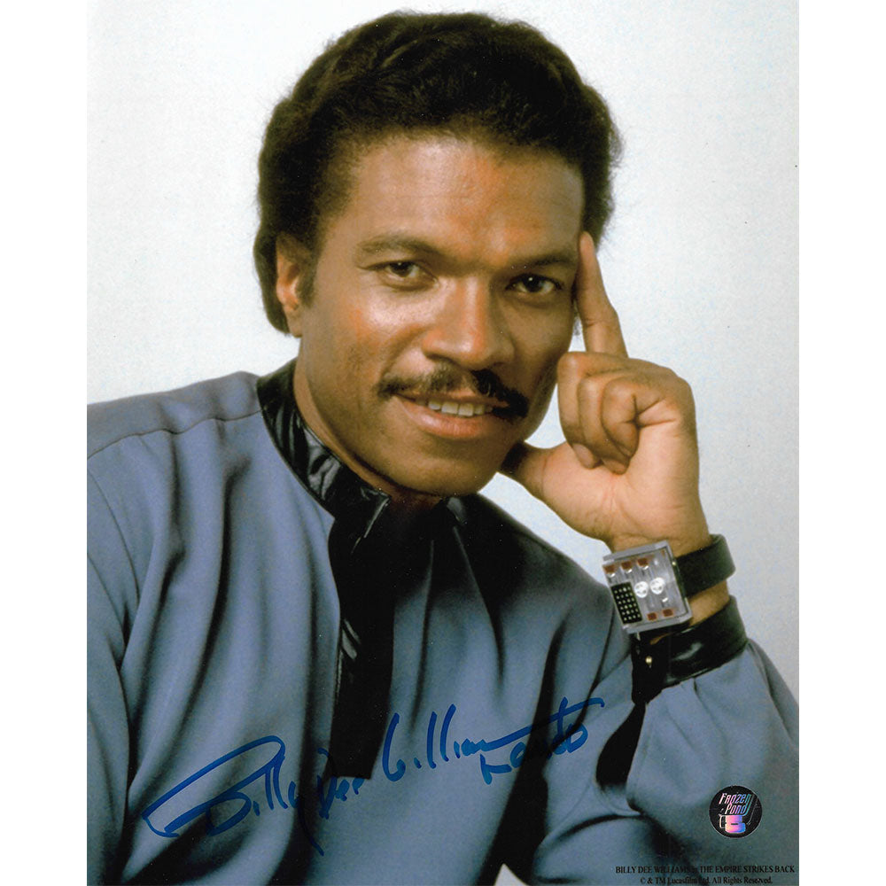 Billy Dee Williams Autographed Star Wars 8X10 Photo (w/watch)