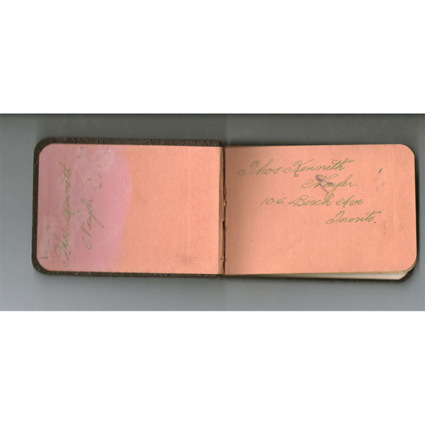 1941-44 Autograph Book - Signed by 12 Deceased HOF'ers