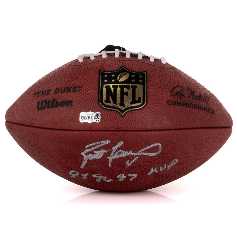 Brett Favre Autographed Football w/