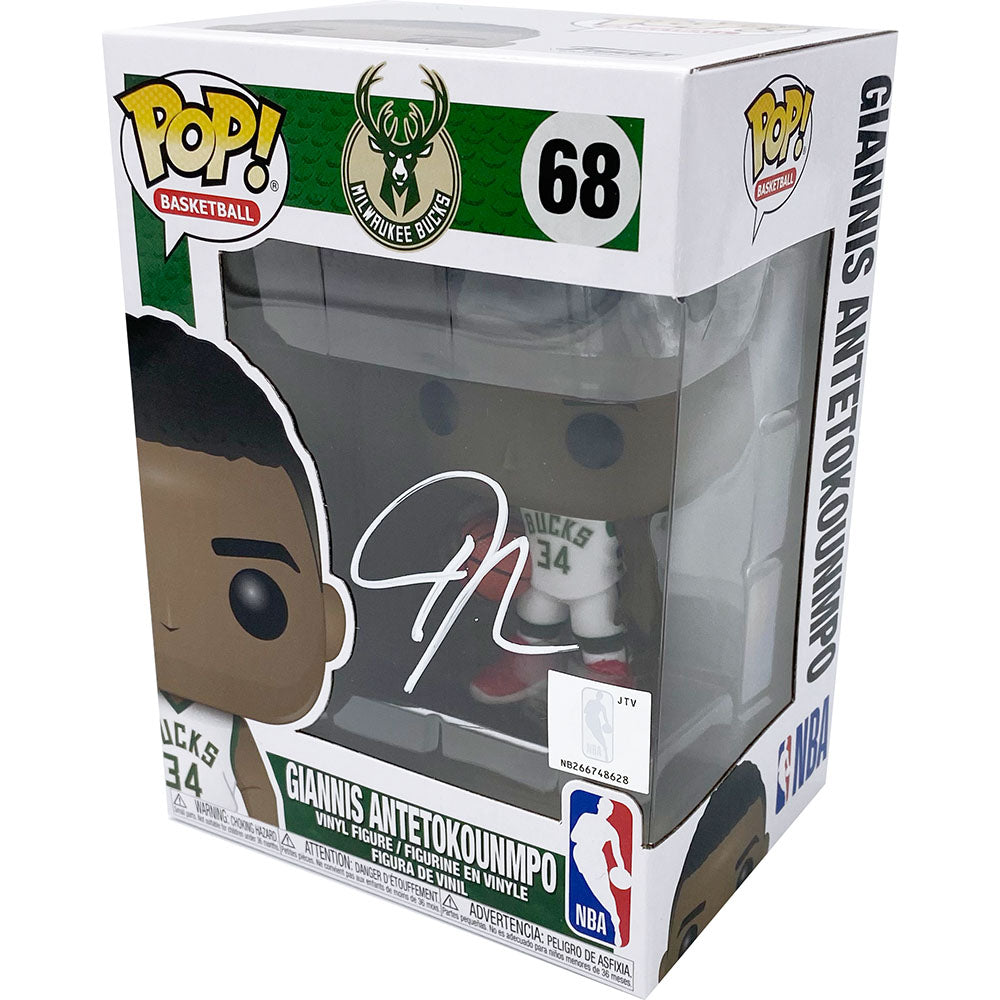 Giannis Antetokounmpo Autographed Milwaukee Bucks Funko Pop! Figure