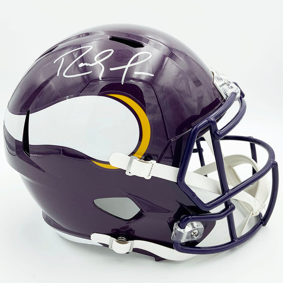 autographed vikings helmet