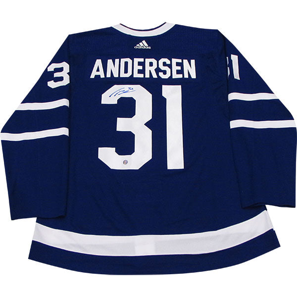 Frederik Andersen Autographed Toronto Maple Leafs Pro Jersey