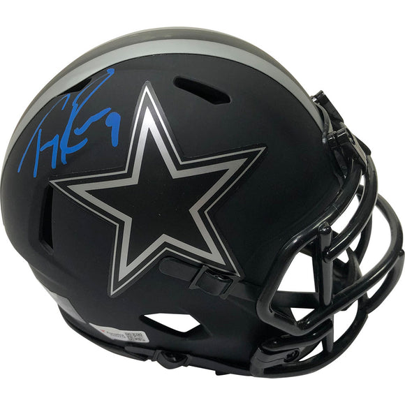 DAK PRESCOTT COWBOYS AUTOGRAPHED BLAZE SPEED REPLICA HELMET SIGNED IN