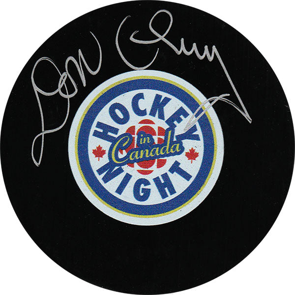 Don Cherry Autographed Hockey Night in Canada Puck