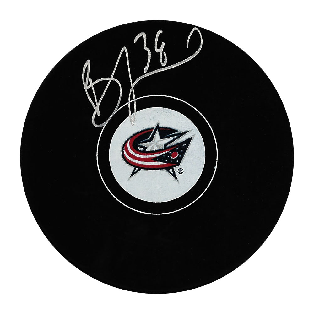 Boone Jenner Autographed Columbus Blue Jackets Puck