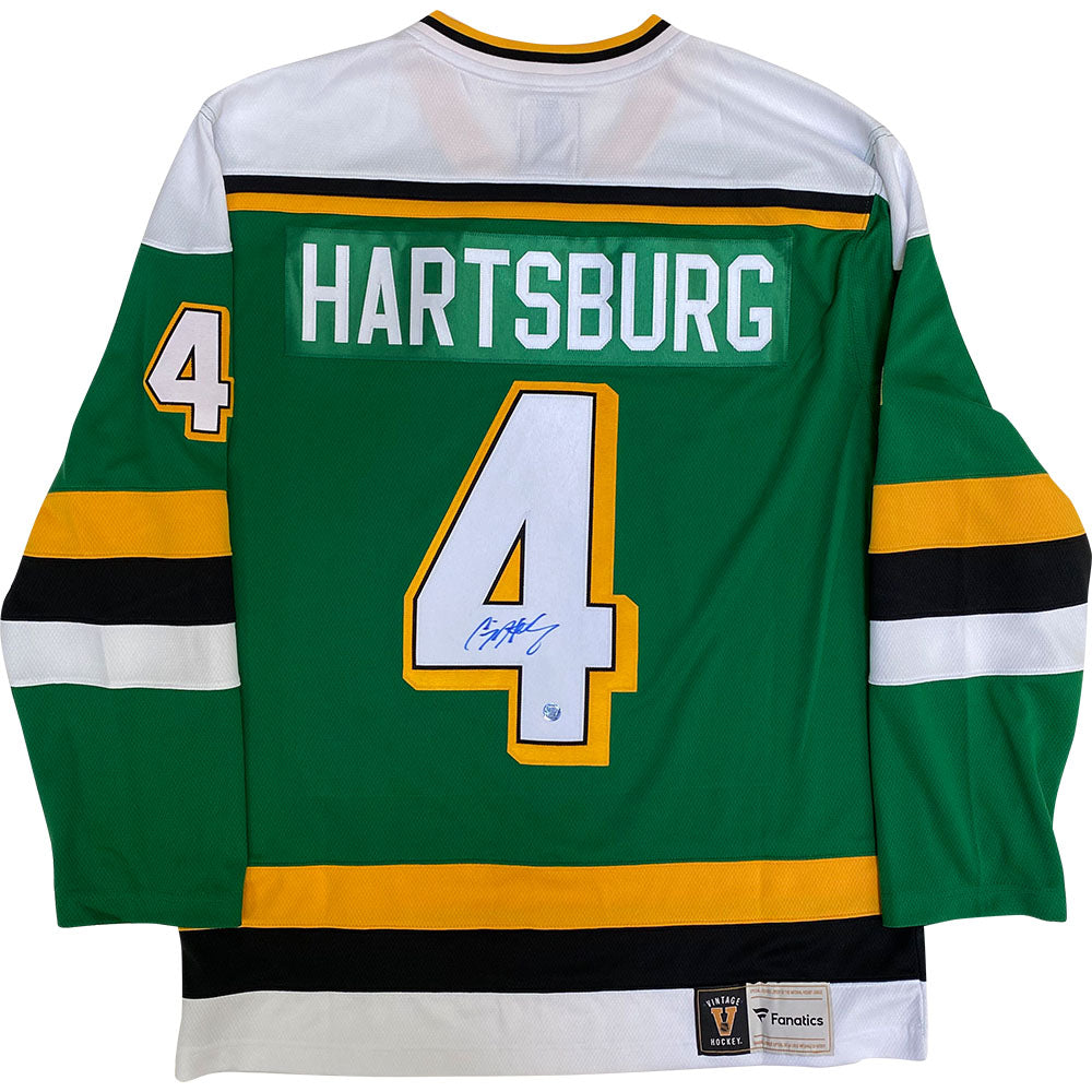 Craig Hartsburg Autographed Minnesota North Stars Replica Jersey