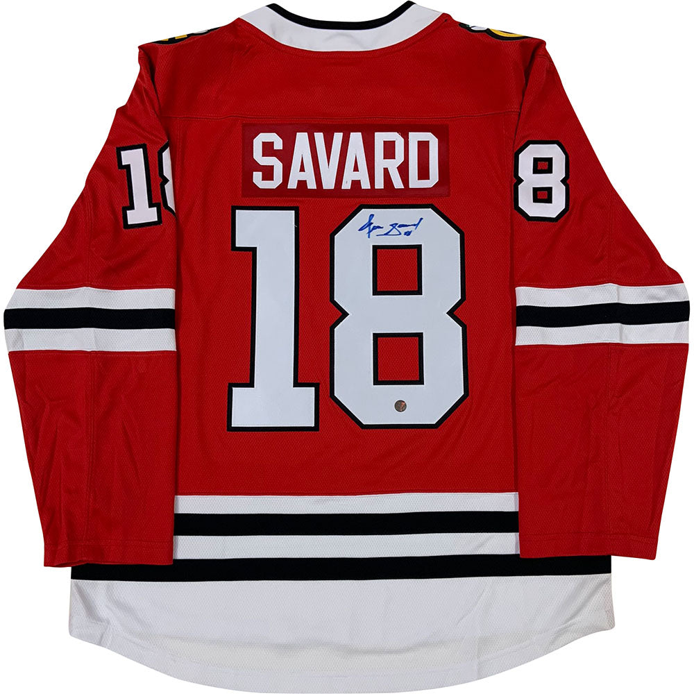 Denis Savard Autographed Chicago Blackhawks Replica Jersey