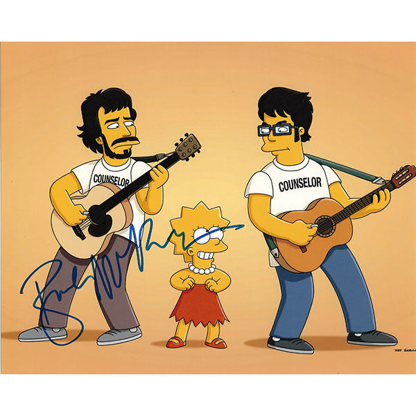 Bret McKenzie Autographed 'The Simpsons' 8X10 Photo