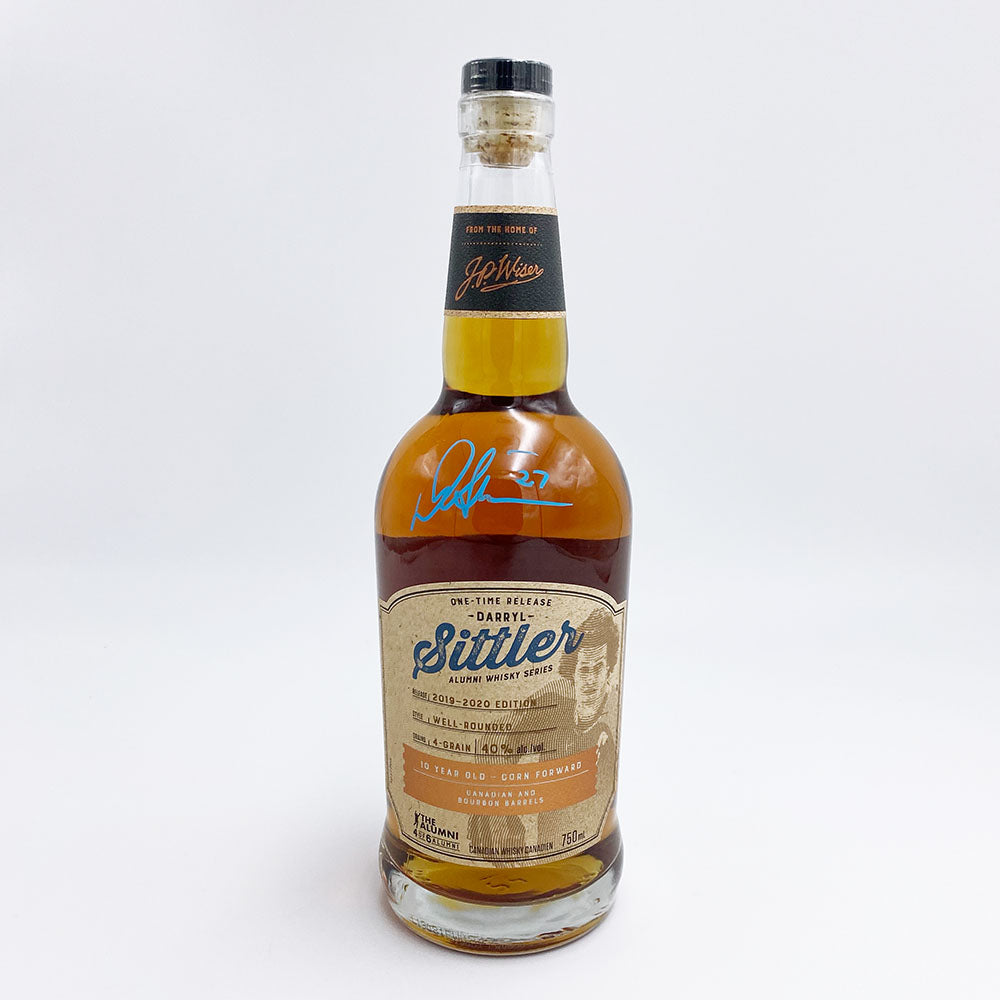 Darryl Sittler Autographed Alumni Whisky Series Bottle