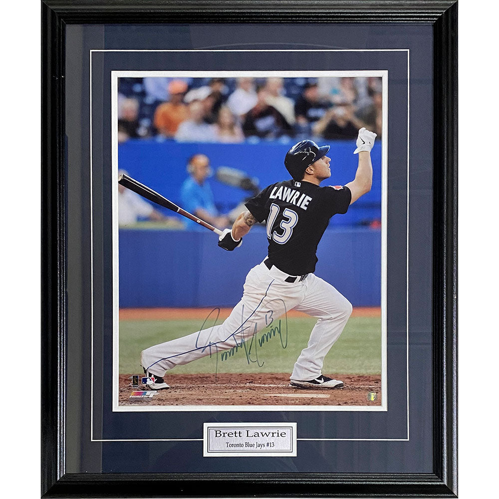 Brett Lawrie Framed Autographed Toronto Blue Jays 16X20 Photo