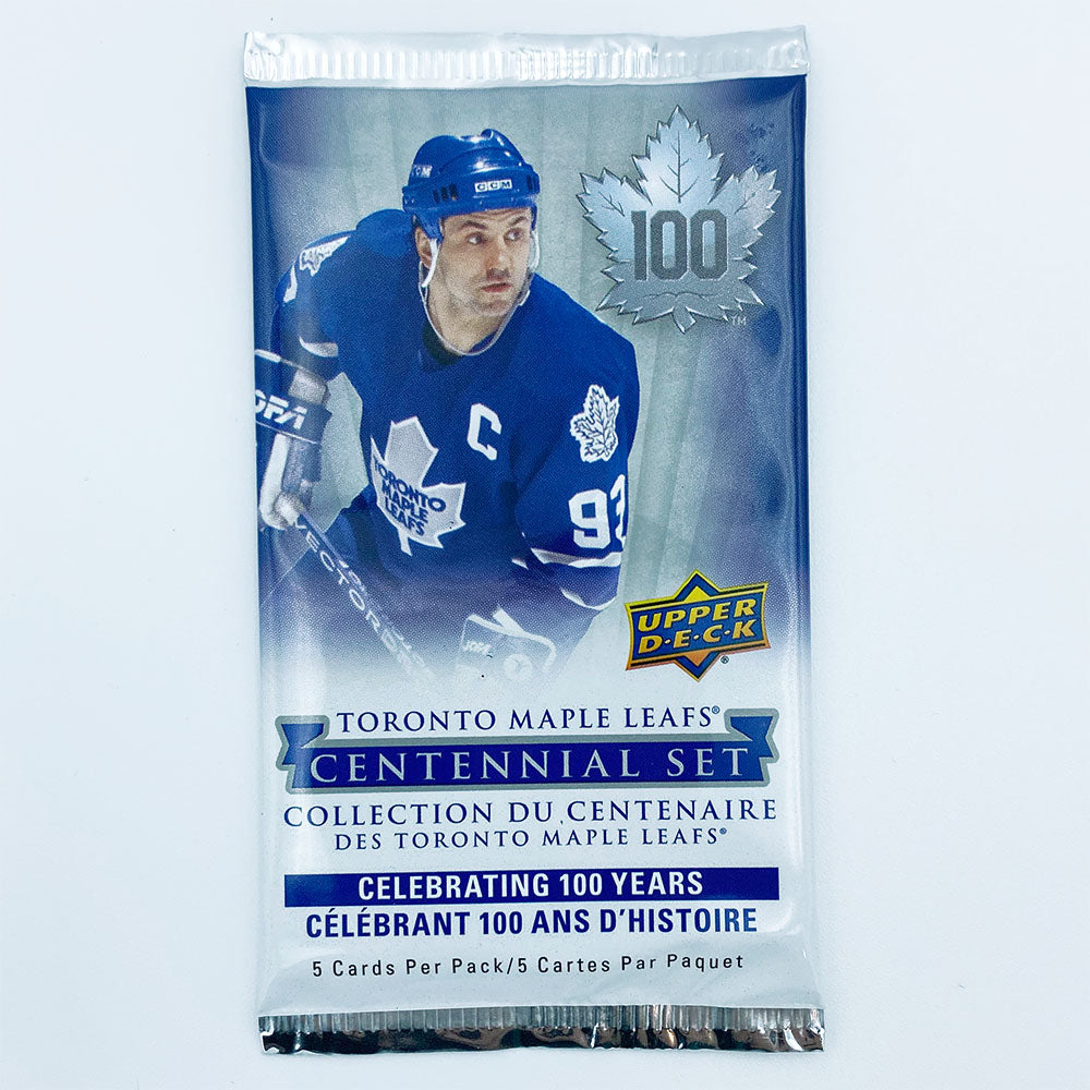 2017-18 Upper Deck Toronto Maple Leafs Centennial Hockey Cards Pack