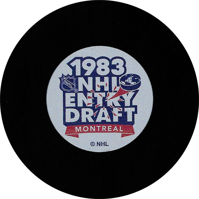 1983 NHL Draft Puck