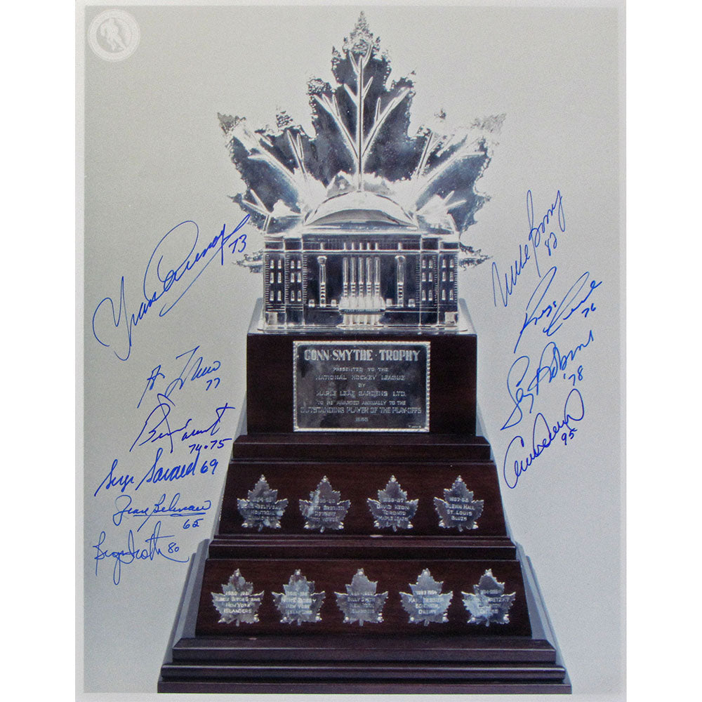 Conn Smythe Trophy 11X14 Photo (10 signatures)