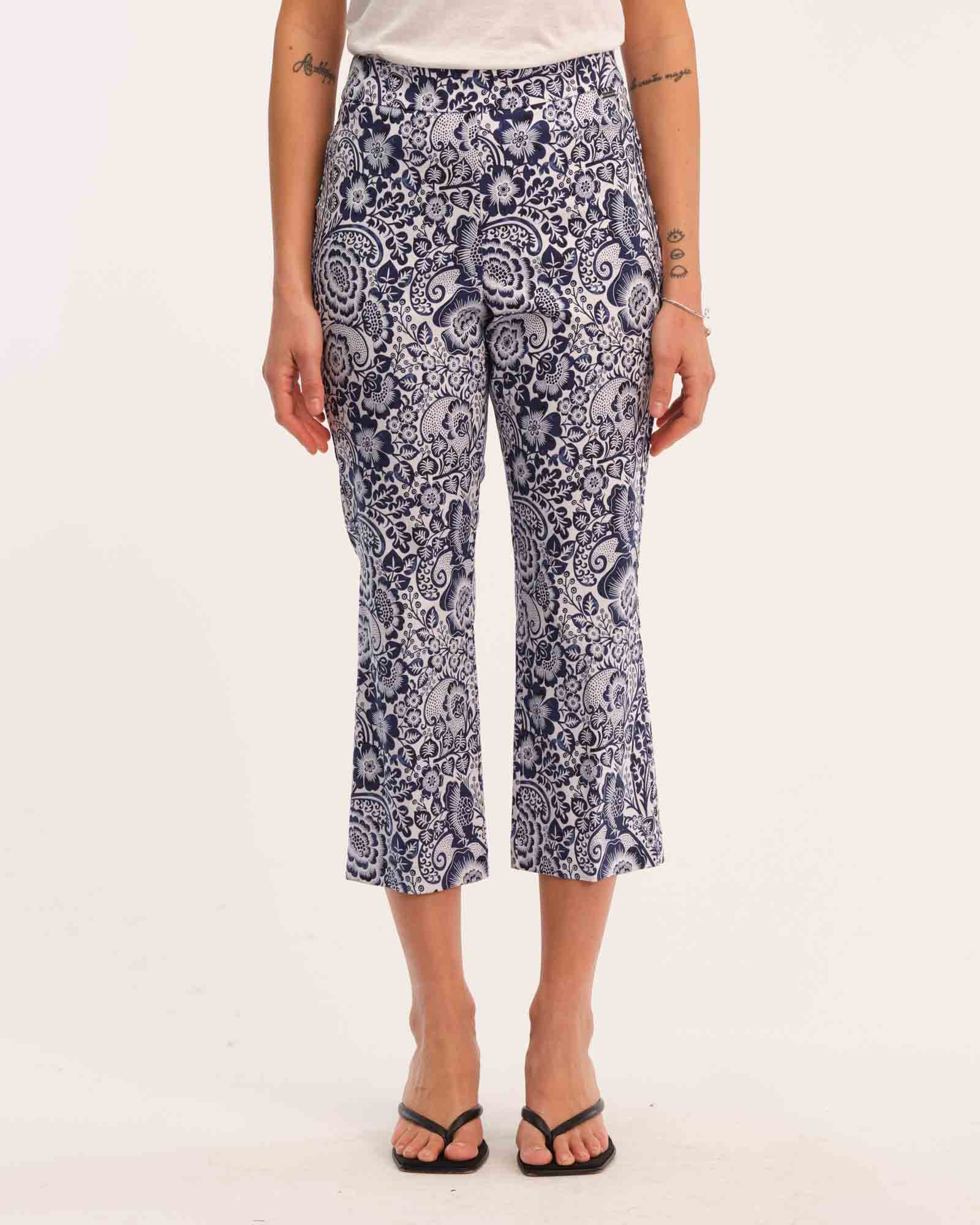 Botanic Deco Crop Flare Pant