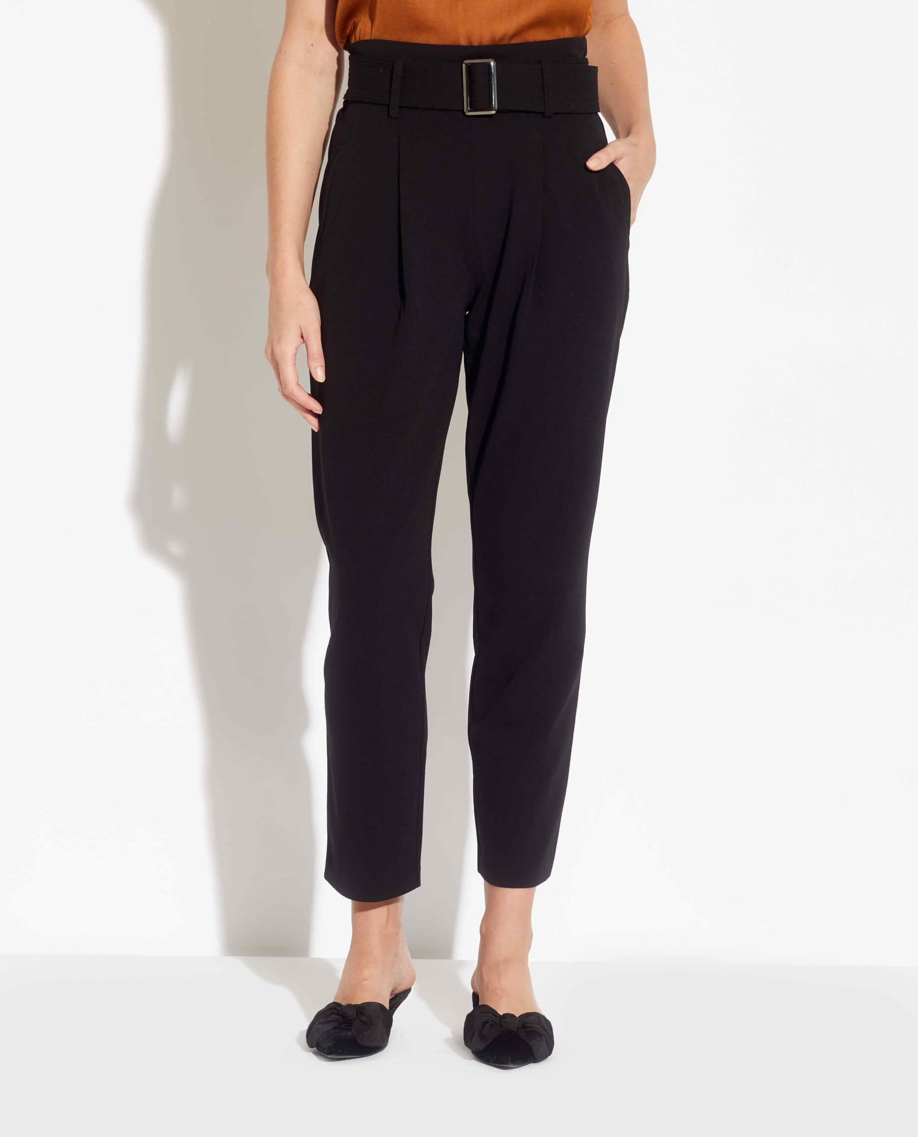 Pleated Pull On Pants