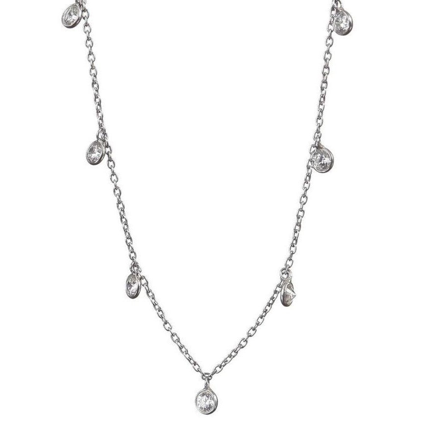 crystal drops necklace