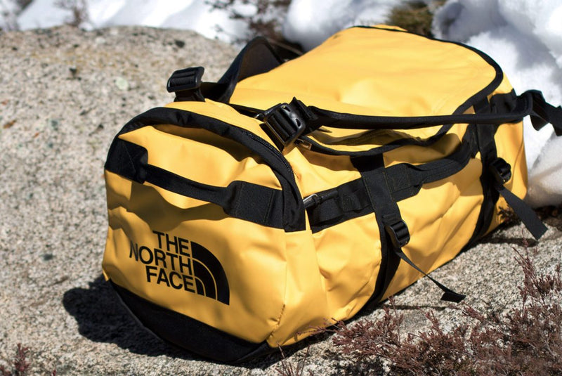 fold north face duffel bag
