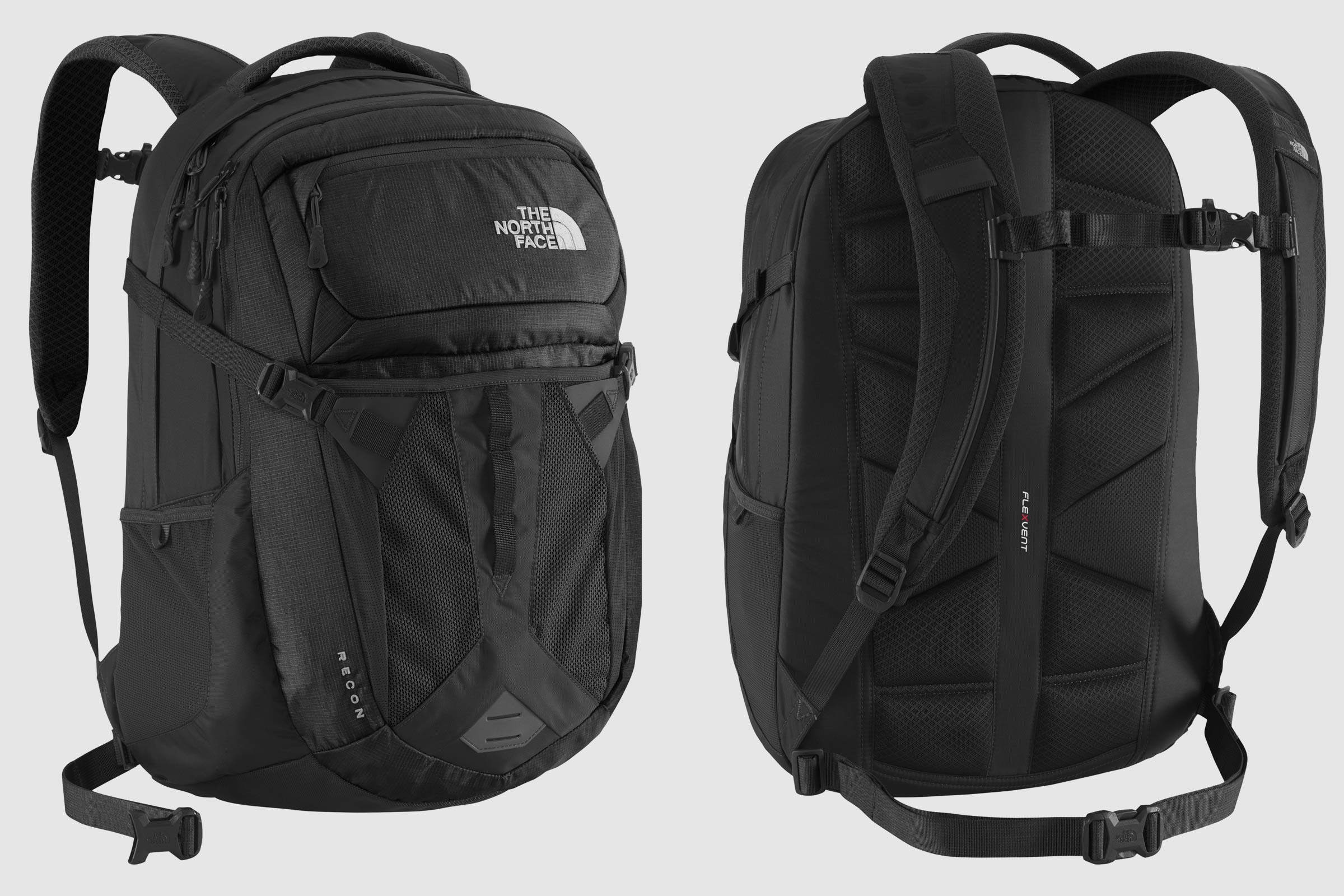 grey north face backpack