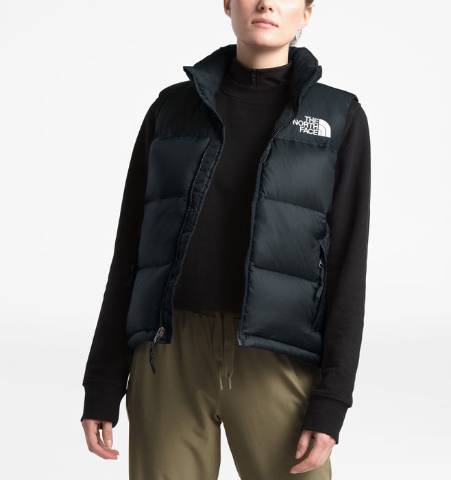 north face women's gray vest