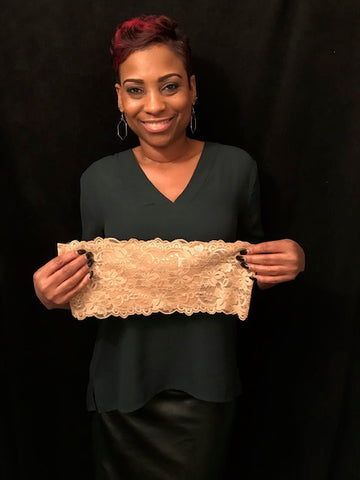 Jearlean Taylor with Illusion Wrap