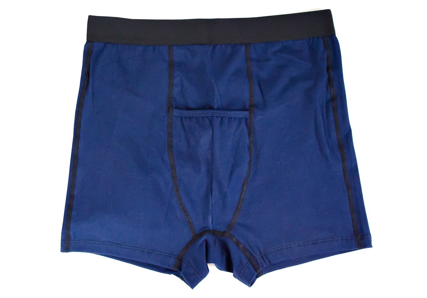 HORIZONTAL FLY BOXER BRIEF - Navy – Ostomysecrets®