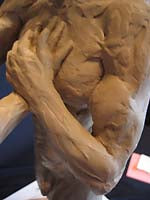 Mold Making for I am You Bronze Sculpture of Man and Woman