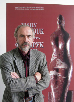 Ukrainian artist Vasily Fedorouk with Exhibition Promo Photo